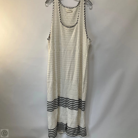 Dress Casual Maxi By Anthropologie In White, Size: 2x