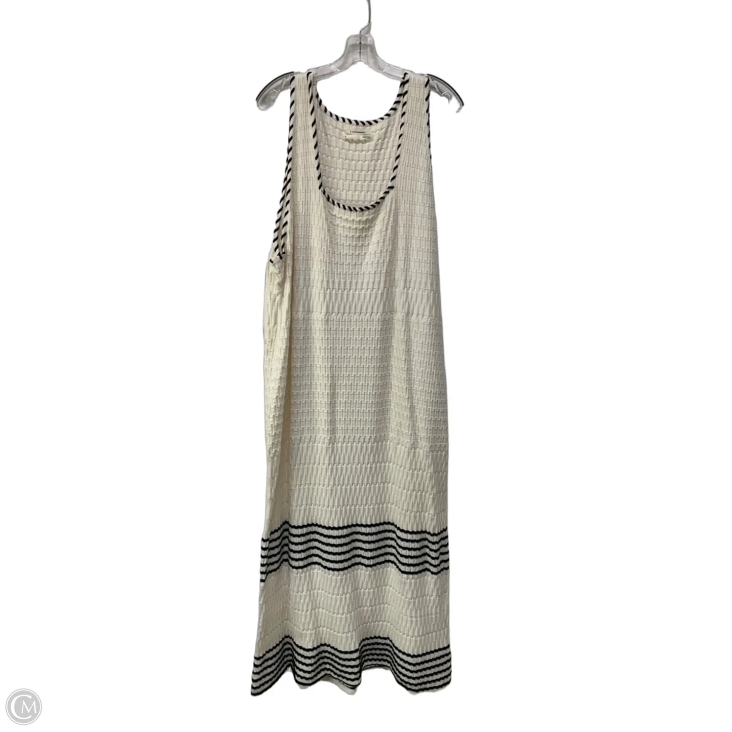 Dress Casual Maxi By Anthropologie In White, Size: 2x