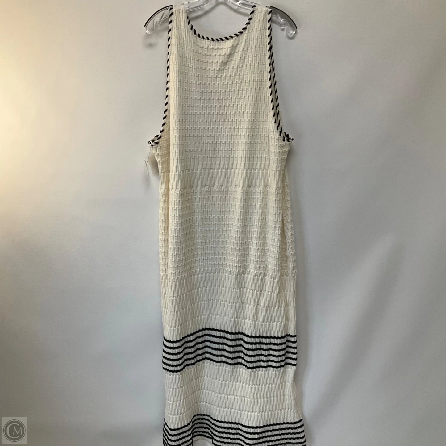 Dress Casual Maxi By Anthropologie In White, Size: 2x