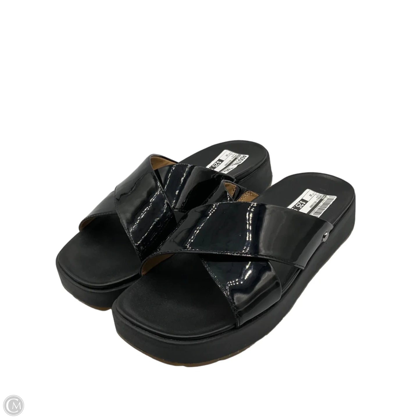 Sandals Designer By Ugg In Black, Size: 10