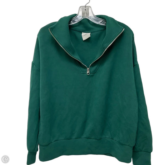 Athletic Sweatshirt Collar By Varley In Green, Size: M