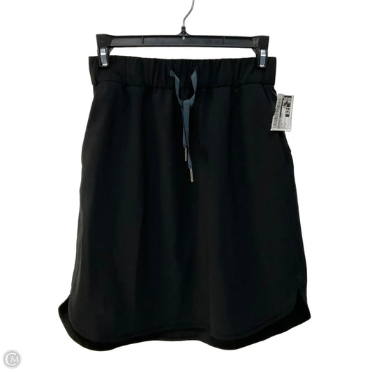 Athletic Skort By Lululemon In Black, Size: 4