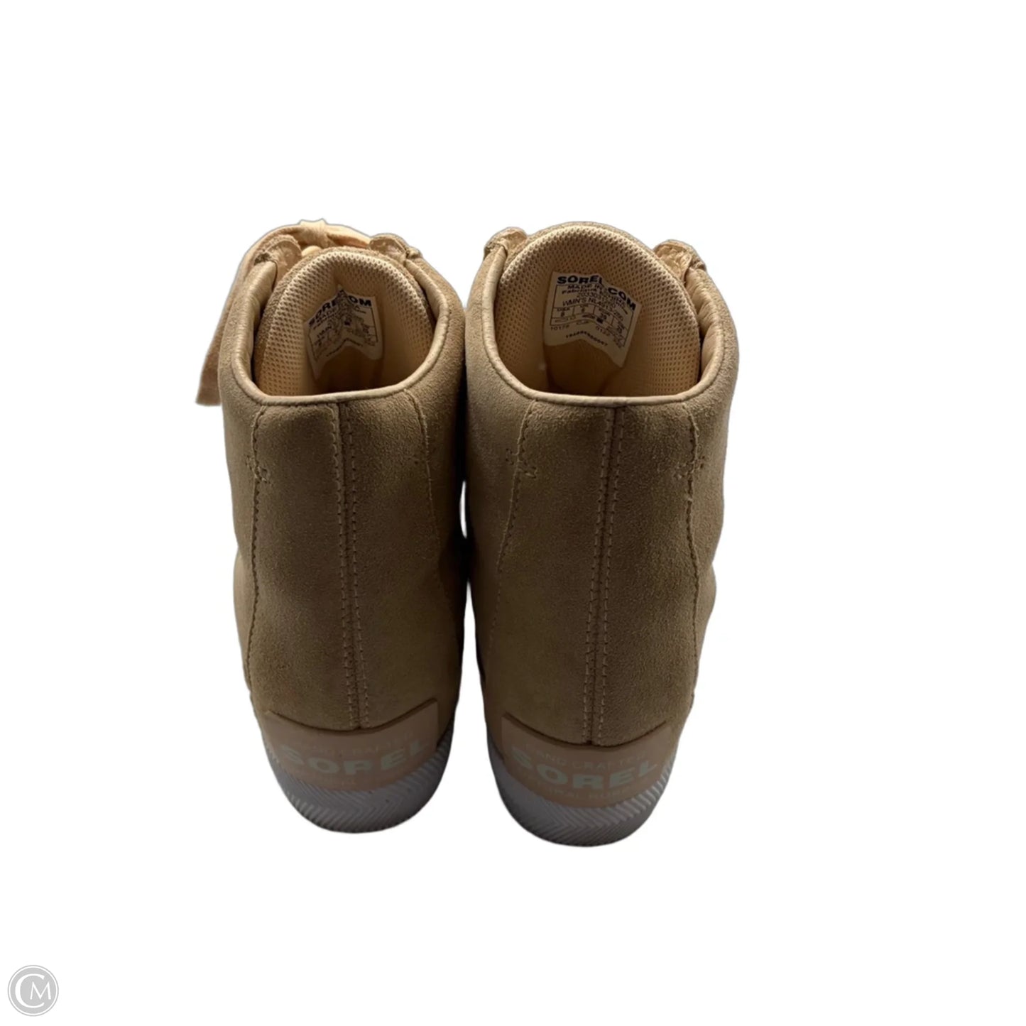 Boots Ankle Flats By Sorel In Beige, Size: 8