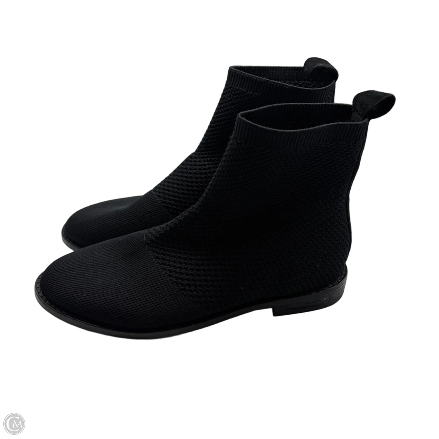 Boots Ankle Flats By Eileen Fisher In Black, Size: 6