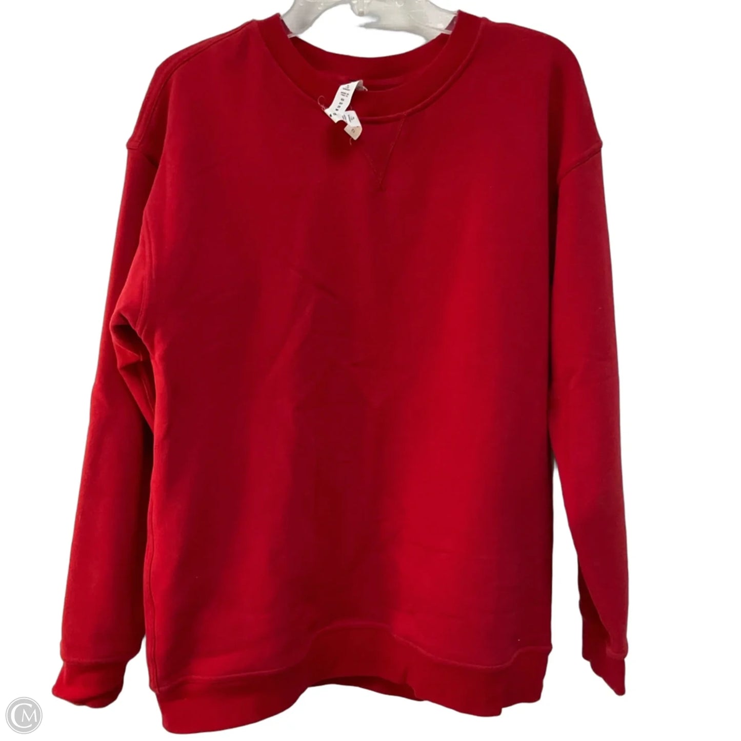 Athletic Sweatshirt Crewneck By Lululemon In Red, Size: 12