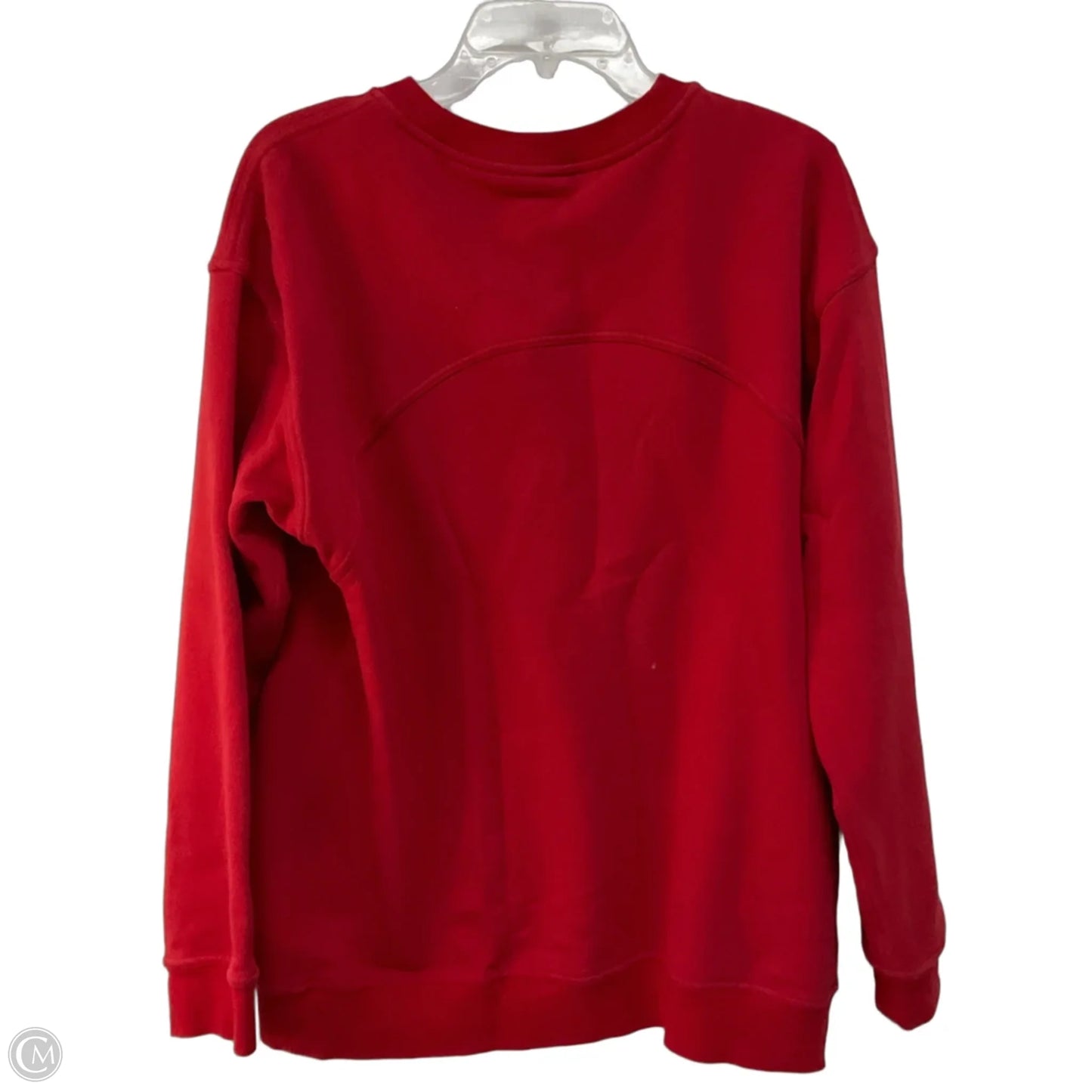Athletic Sweatshirt Crewneck By Lululemon In Red, Size: 12