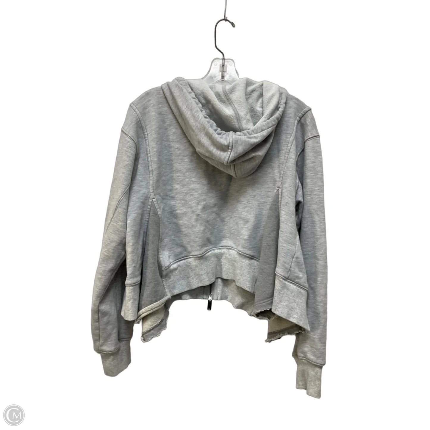 Sweatshirt Hoodie By Free People In Grey, Size: S