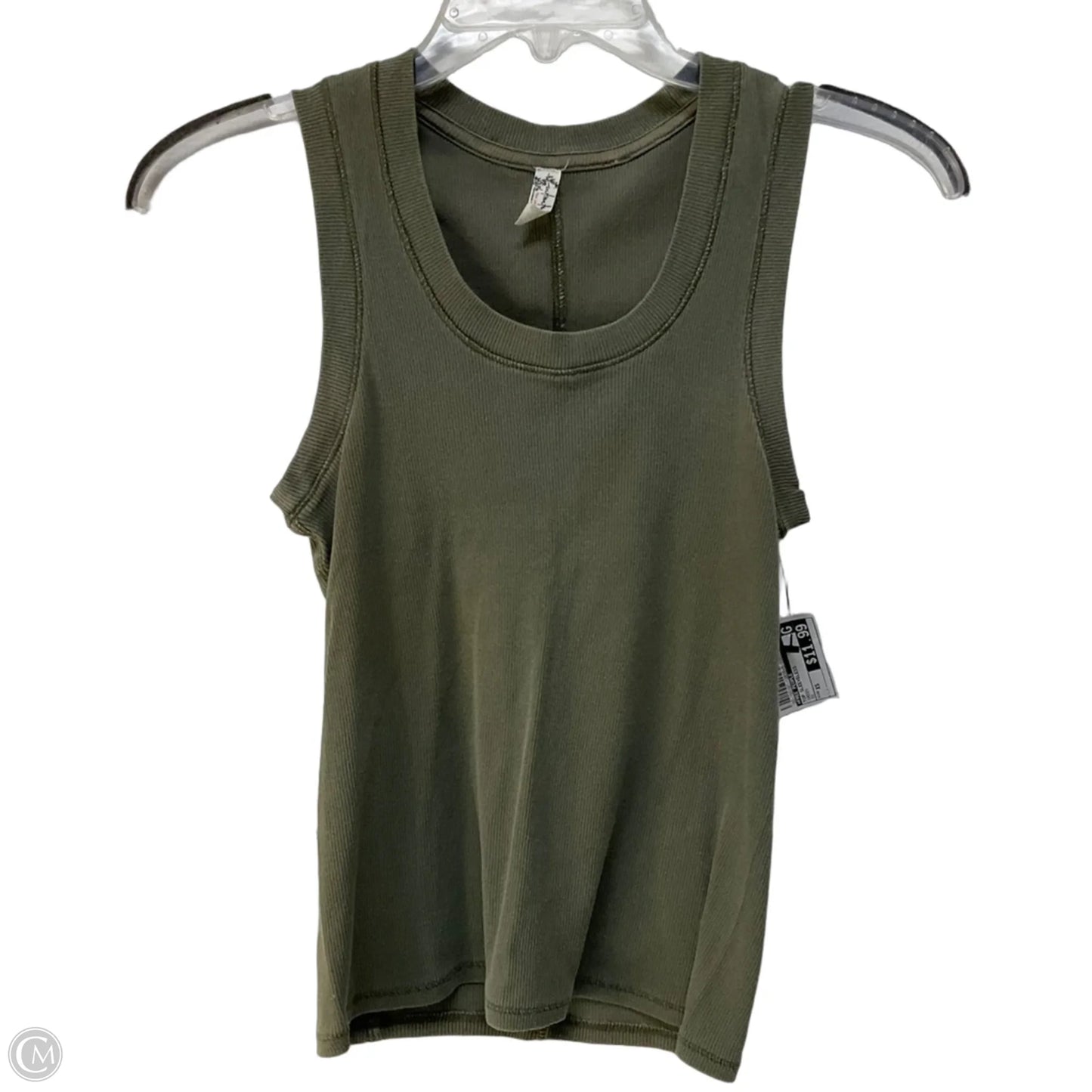 Top Sleeveless By Free People In Green, Size: Xs
