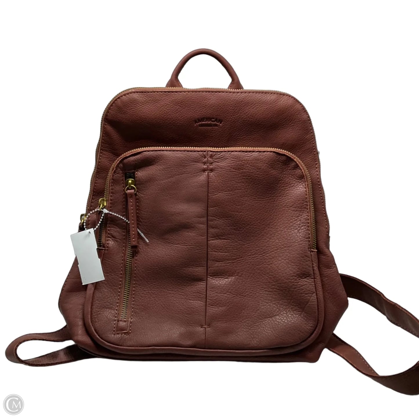 Backpack Leather By Cmb, Size: Small