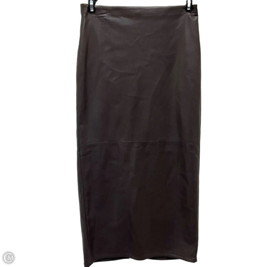 Skirt Maxi By Good American In Brown, Size: 0