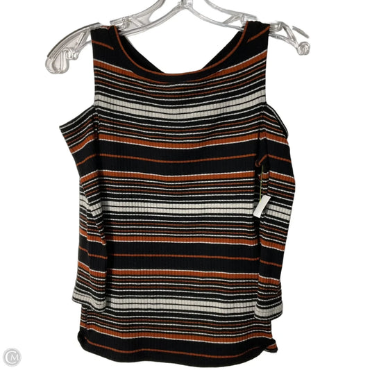 Top 3/4 Sleeve By We The Free In Striped Pattern, Size: S