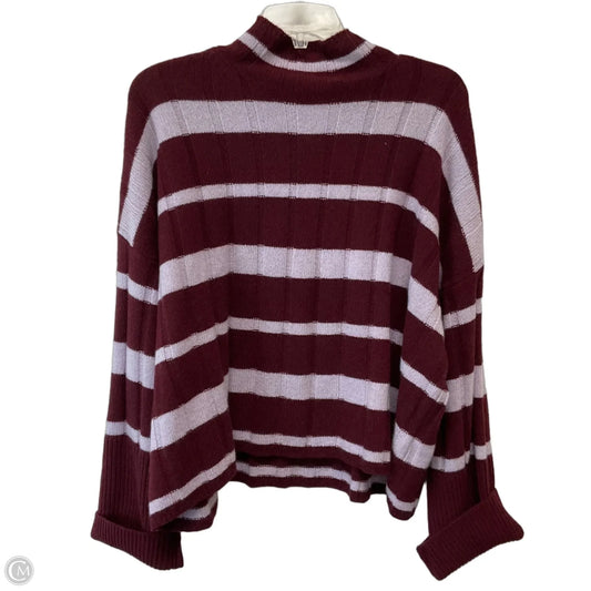Sweater By Madewell In Striped Pattern, Size: L