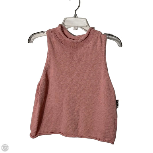 Vest Sweater By Pilcro In Pink, Size: L