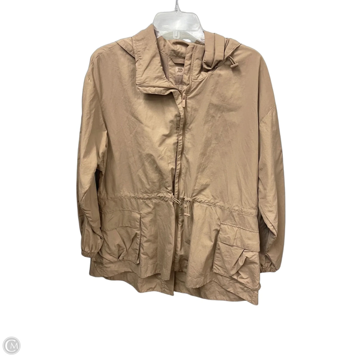 Jacket Windbreaker By All In Motion In Brown, Size: M