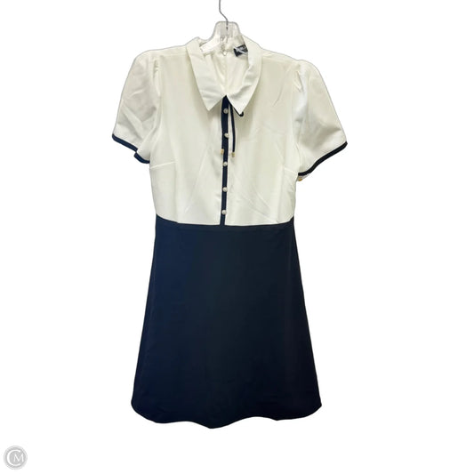 Dress Designer By Karl Lagerfeld In Black & White, Size: 16