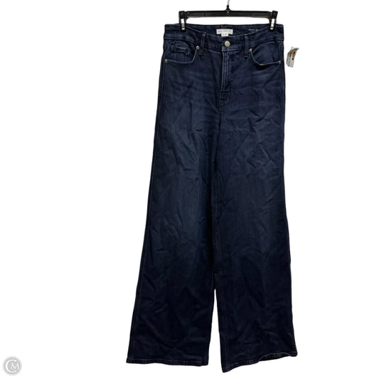 Jeans Wide Leg By Good American In Blue Denim, Size: 4