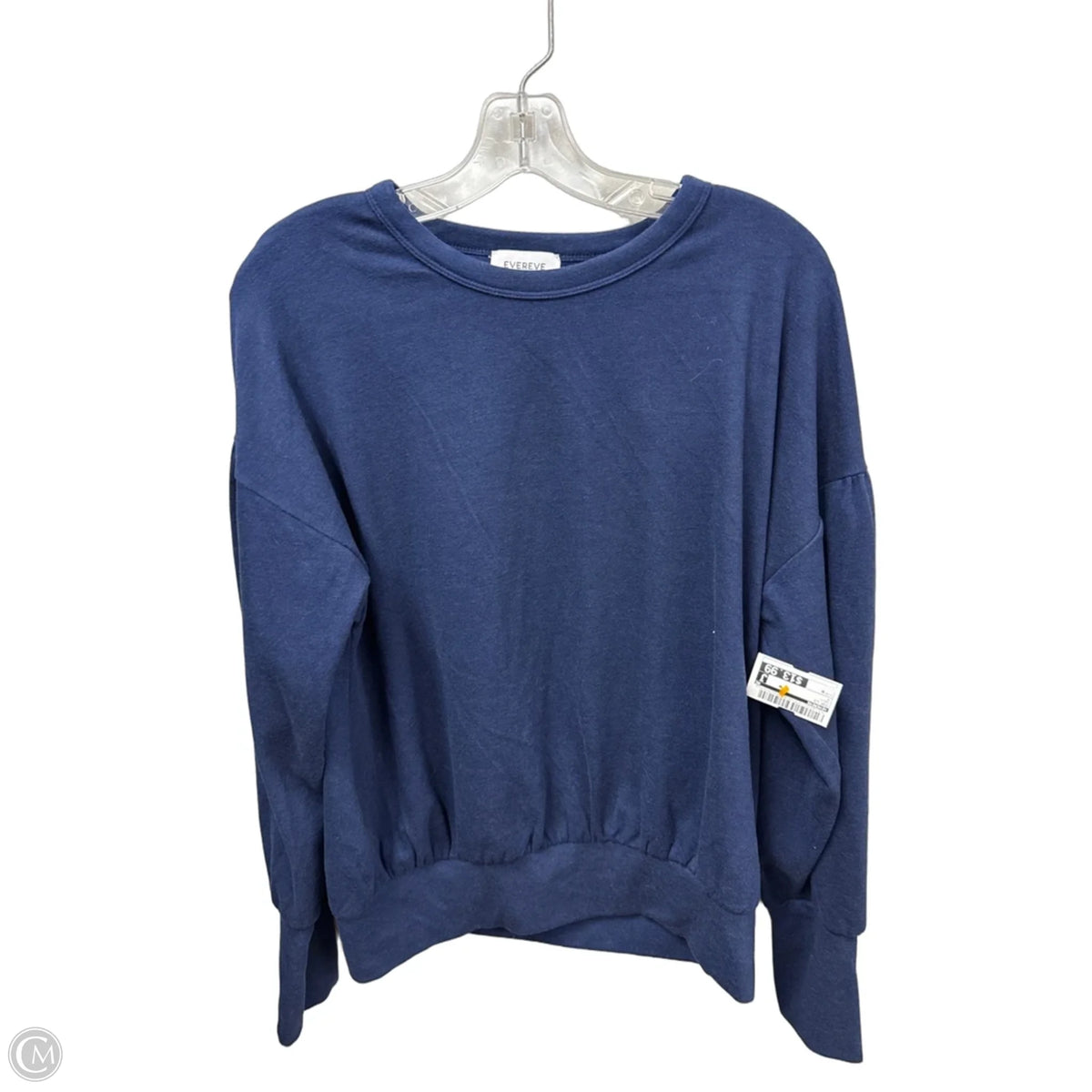 Top Long Sleeve By Evereve In Navy, Size: M