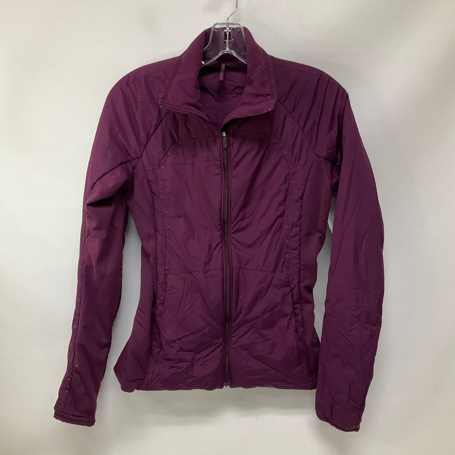 Athletic Jacket By Lululemon In Purple, Size: 6