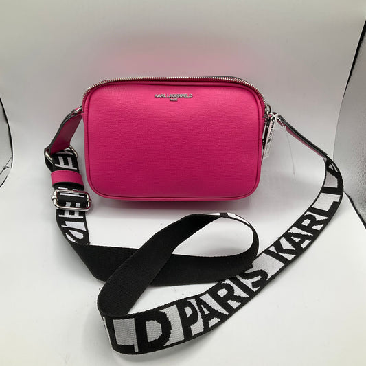 Crossbody Designer By Karl Lagerfeld, Size: Medium