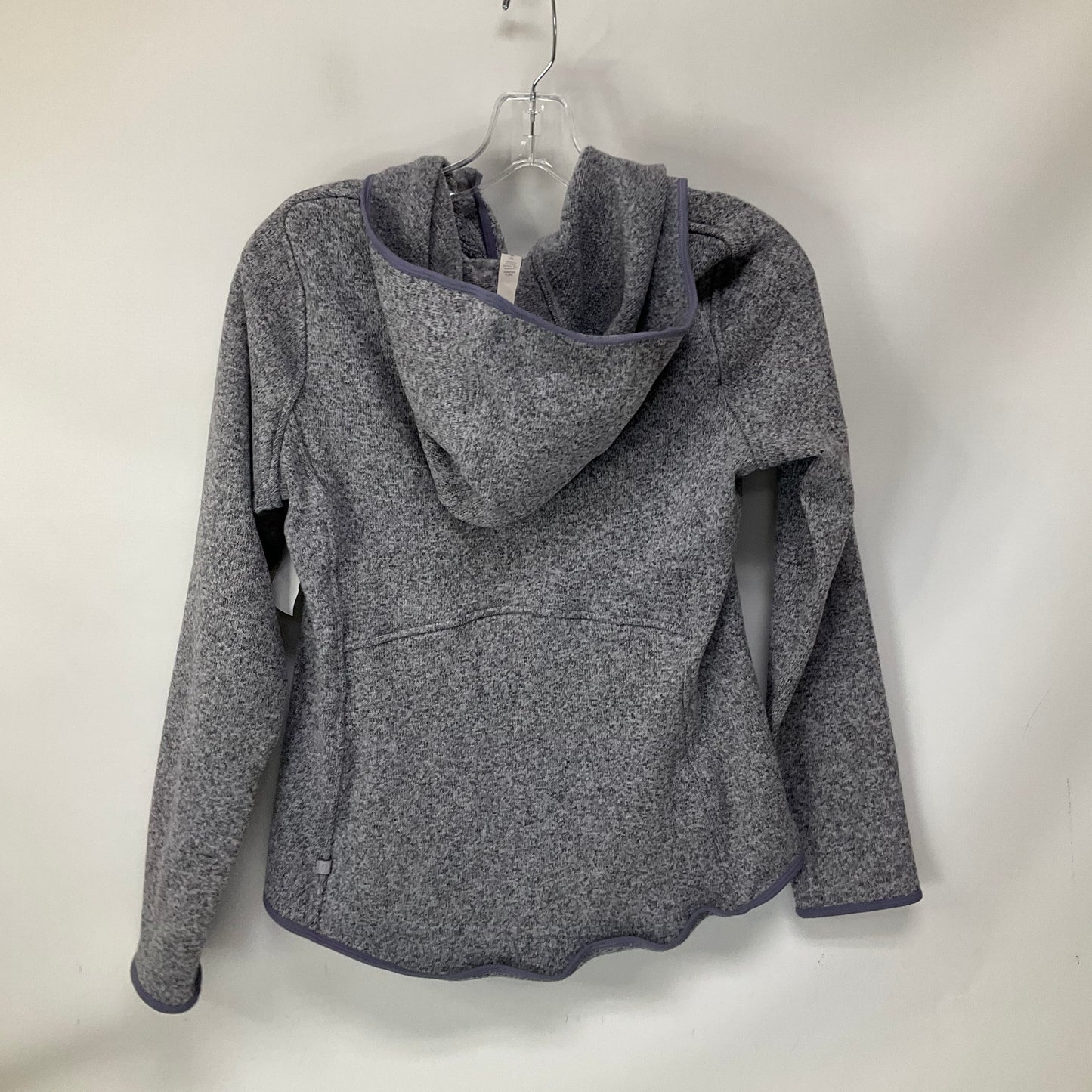 Athletic Sweatshirt Collar By Lululemon In Grey, Size: 8