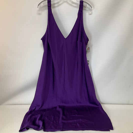 Dress Casual Midi By Clothes Mentor In Purple, Size: Xl