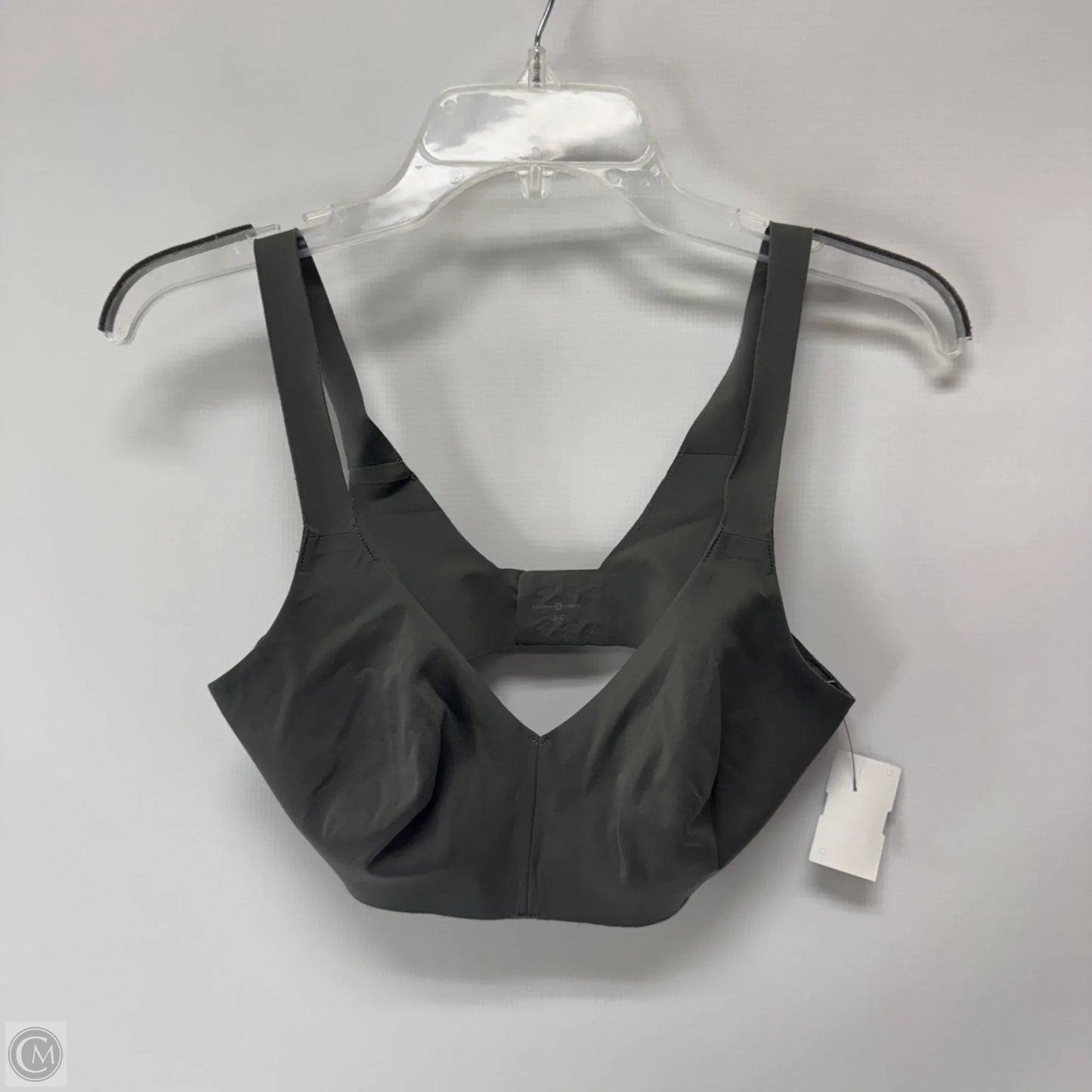 Athletic Bra By Lululemon In Grey, Size: M