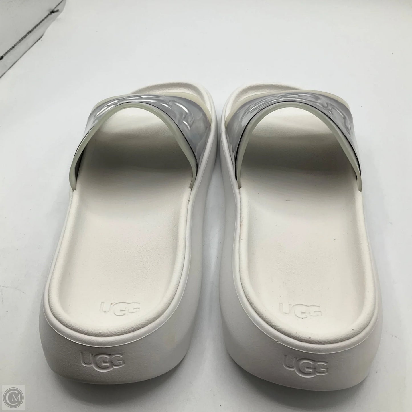 Sandals Designer By Ugg In White, Size: 5