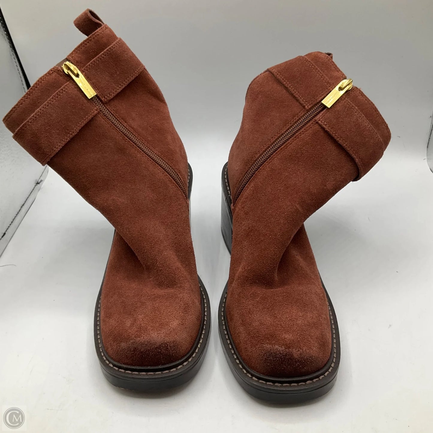 Boots Ankle Heels By Vince Camuto In Red, Size: 6.5