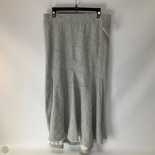 Skirt Midi By Daily Practice By Anthropologie In Grey, Size: L
