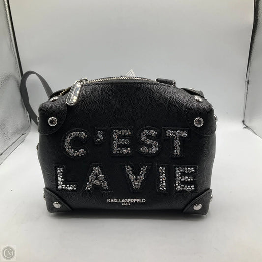 Crossbody Designer By Karl Lagerfeld, Size: Small