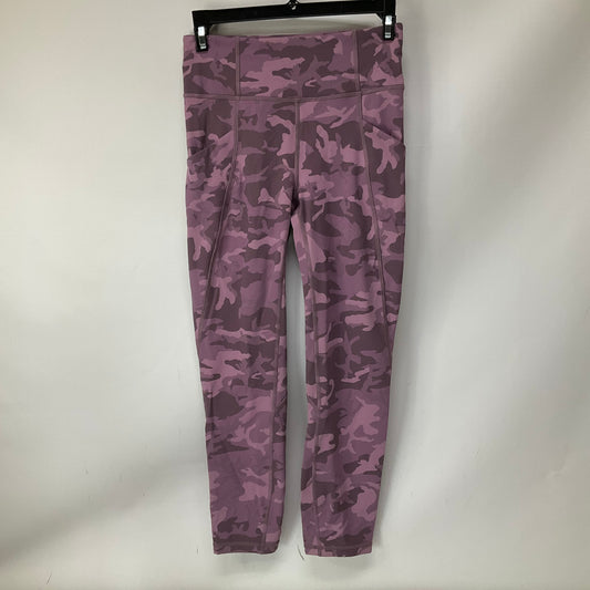 Athletic Leggings By Lululemon In Purple, Size: 4