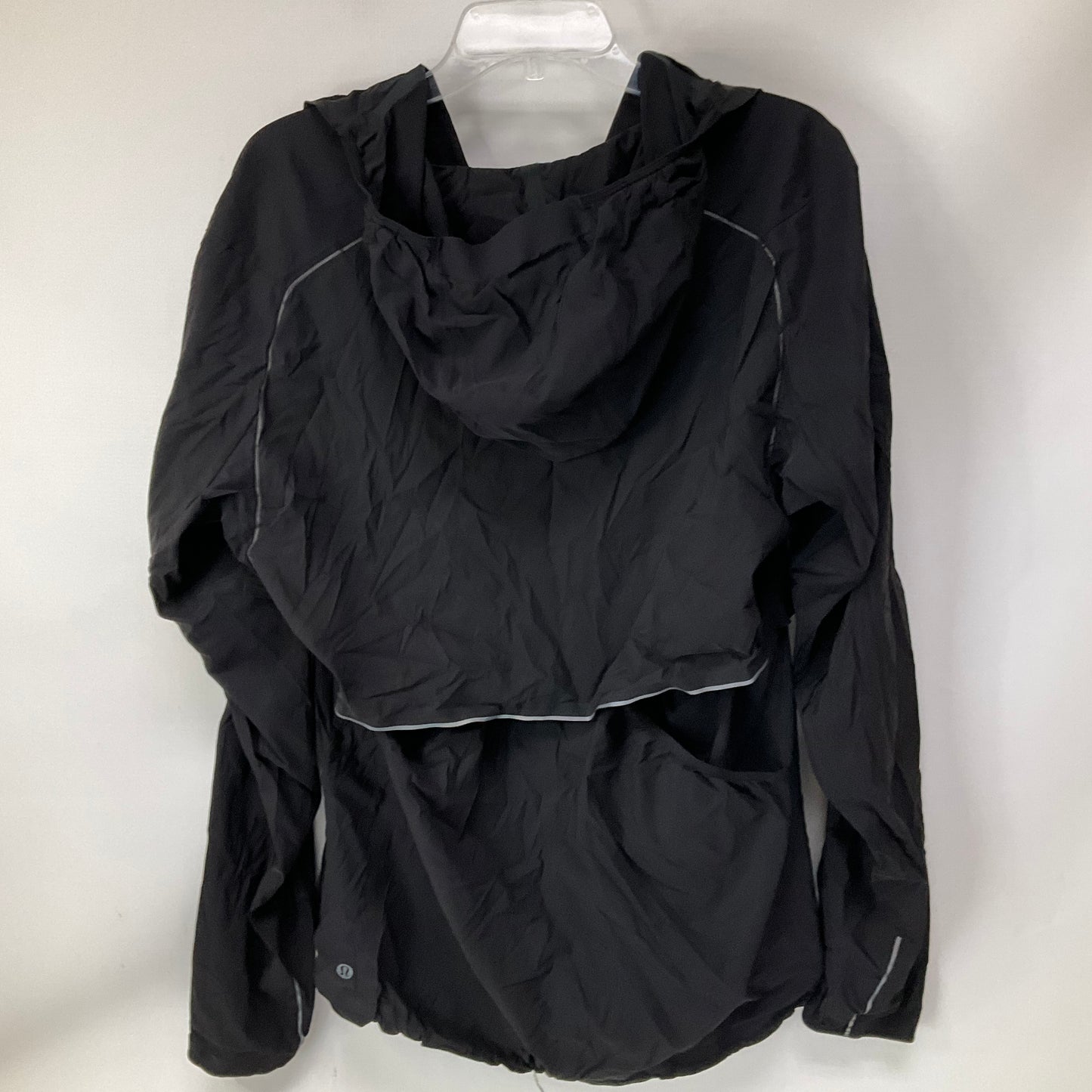 Athletic Jacket By Lululemon In Black, Size: 8