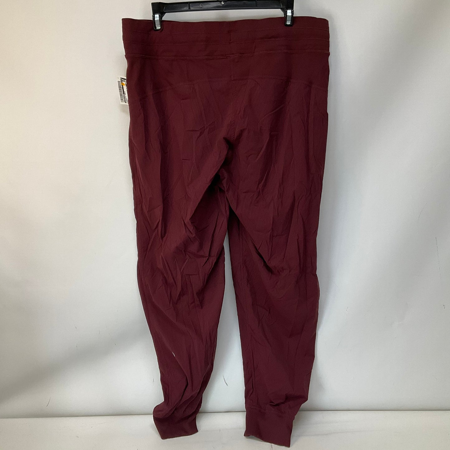 Athletic Pants By Lululemon In Maroon, Size: 12