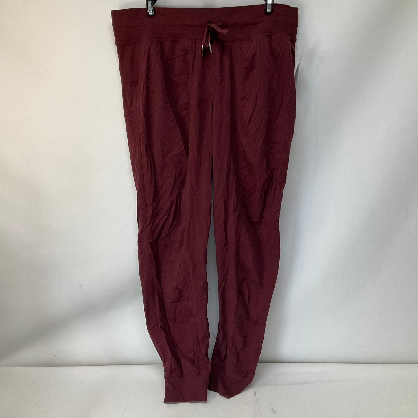 Athletic Pants By Lululemon In Maroon, Size: 12