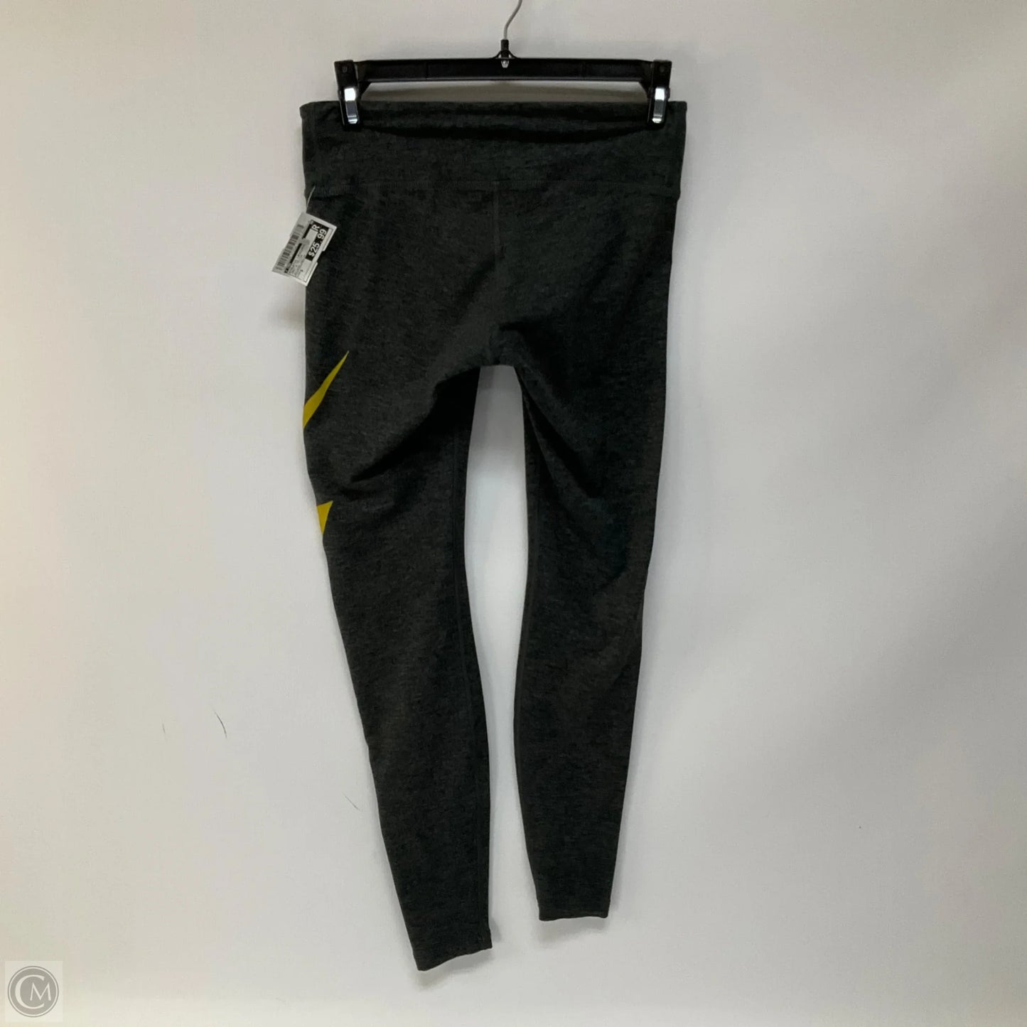 Athletic Leggings By Cma In Grey & Yellow, Size: S