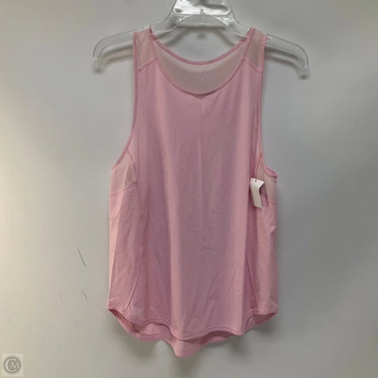 Athletic Tank Top By Lululemon In Pink, Size: 6