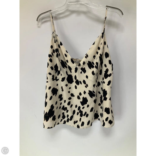 Top Sleeveless By Abercrombie And Fitch In Animal Print, Size: Xl