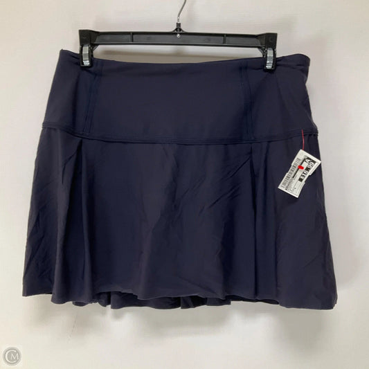Athletic Skort By Lululemon In Navy, Size: 8