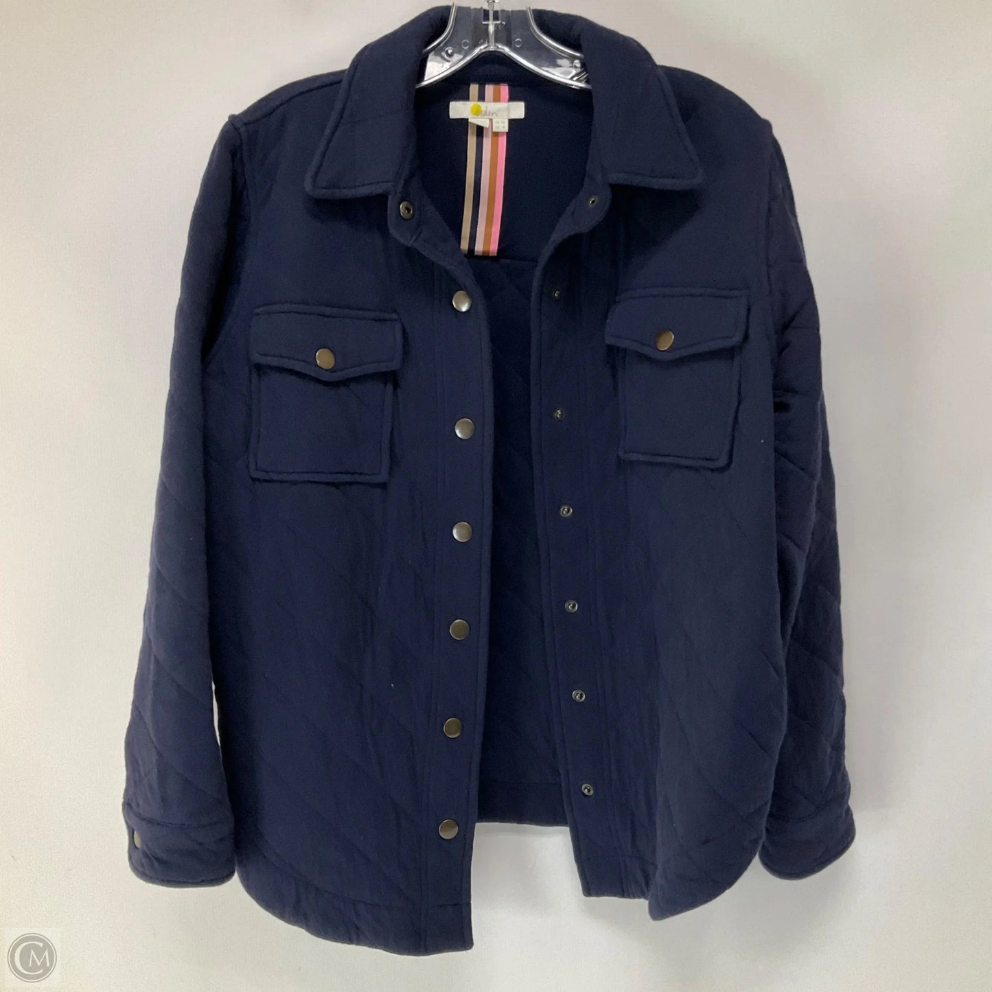 Jacket Puffer & Quilted By Boden In Navy, Size: S