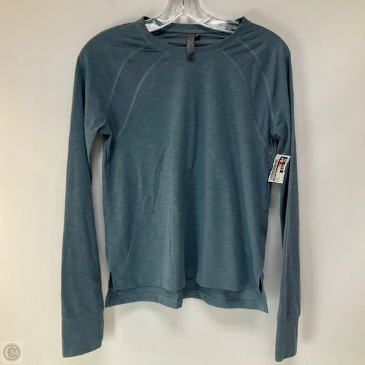 Athletic Top Long Sleeve Crewneck By Sweaty Betty In Blue, Size: S