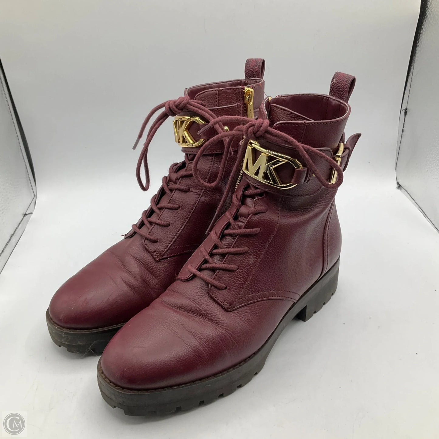 Boots Ankle Flats By Michael By Michael Kors In Red, Size: 7