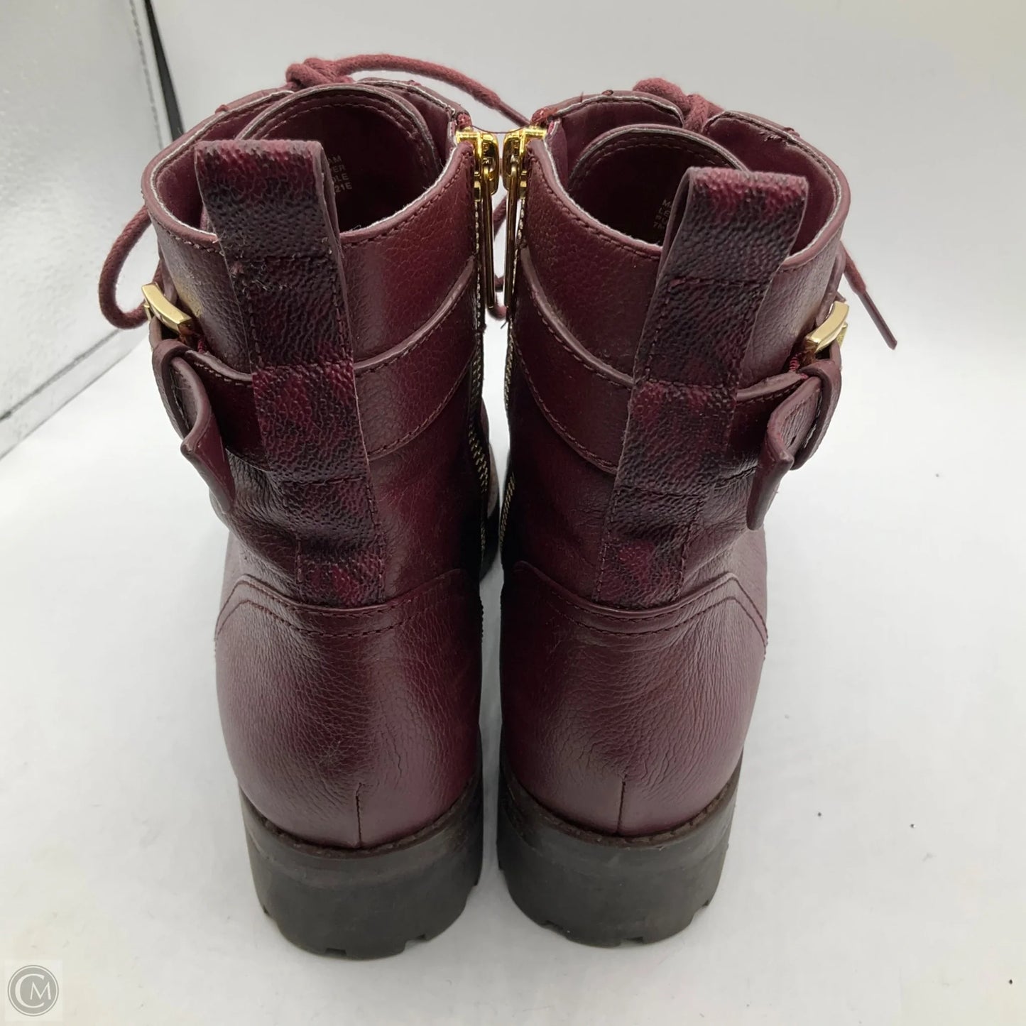 Boots Ankle Flats By Michael By Michael Kors In Red, Size: 7