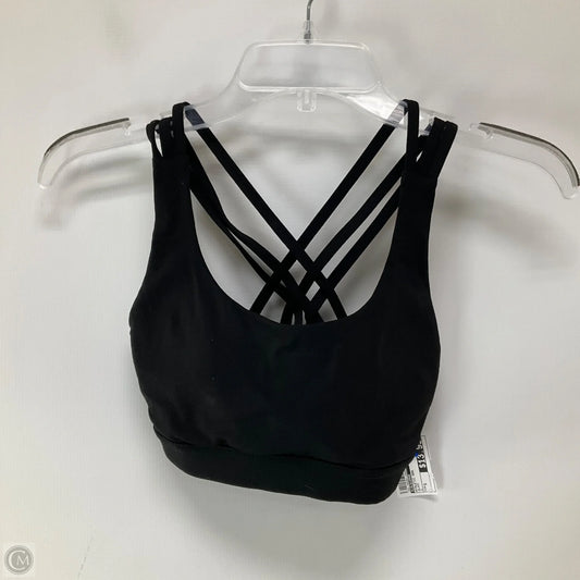 Athletic Bra By Lululemon In Black, Size: S