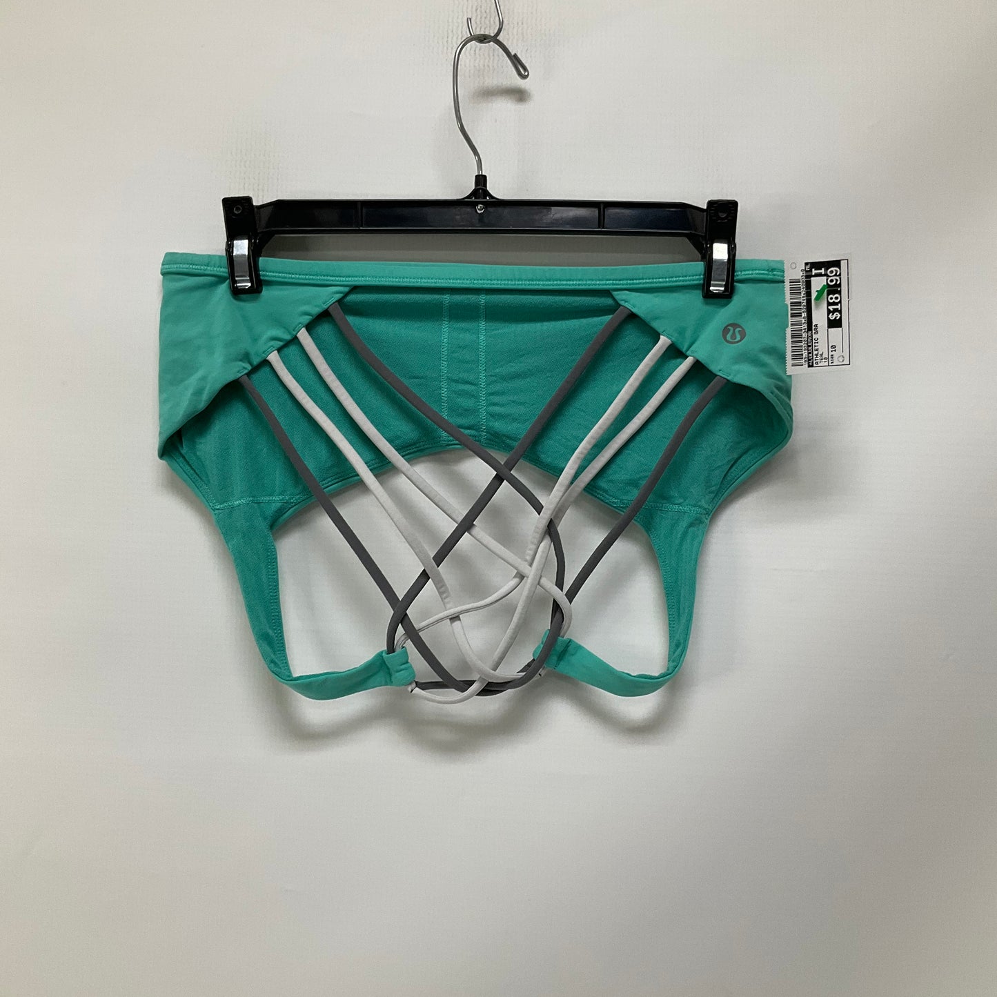 Athletic Bra By Lululemon In Teal, Size: 10