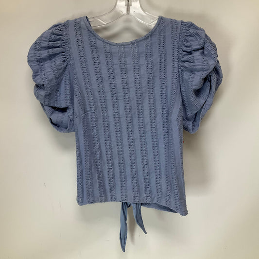 Top Short Sleeve By Free People In Blue, Size: M