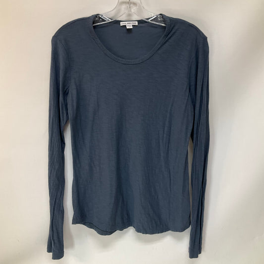 Top Long Sleeve By James Perse In Blue, Size: S