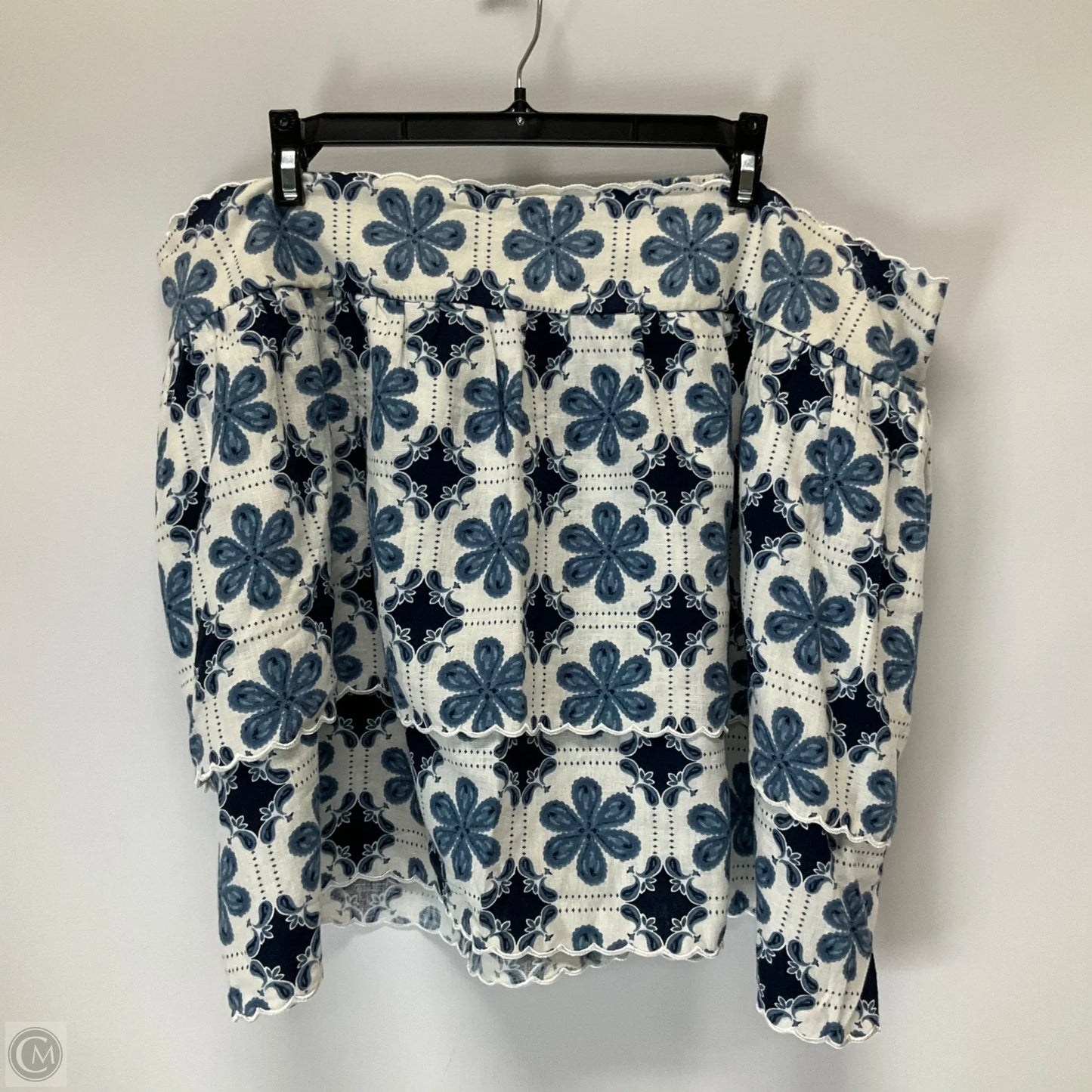 Skirt Set 2pc By Target-designer In Blue & White, Size: 2x