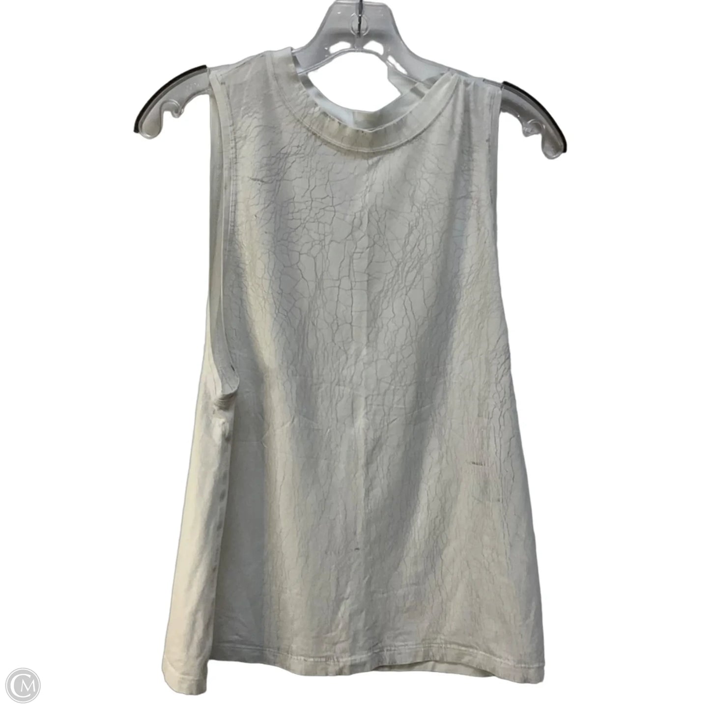 Athletic Tank Top By Lululemon In White, Size: 4