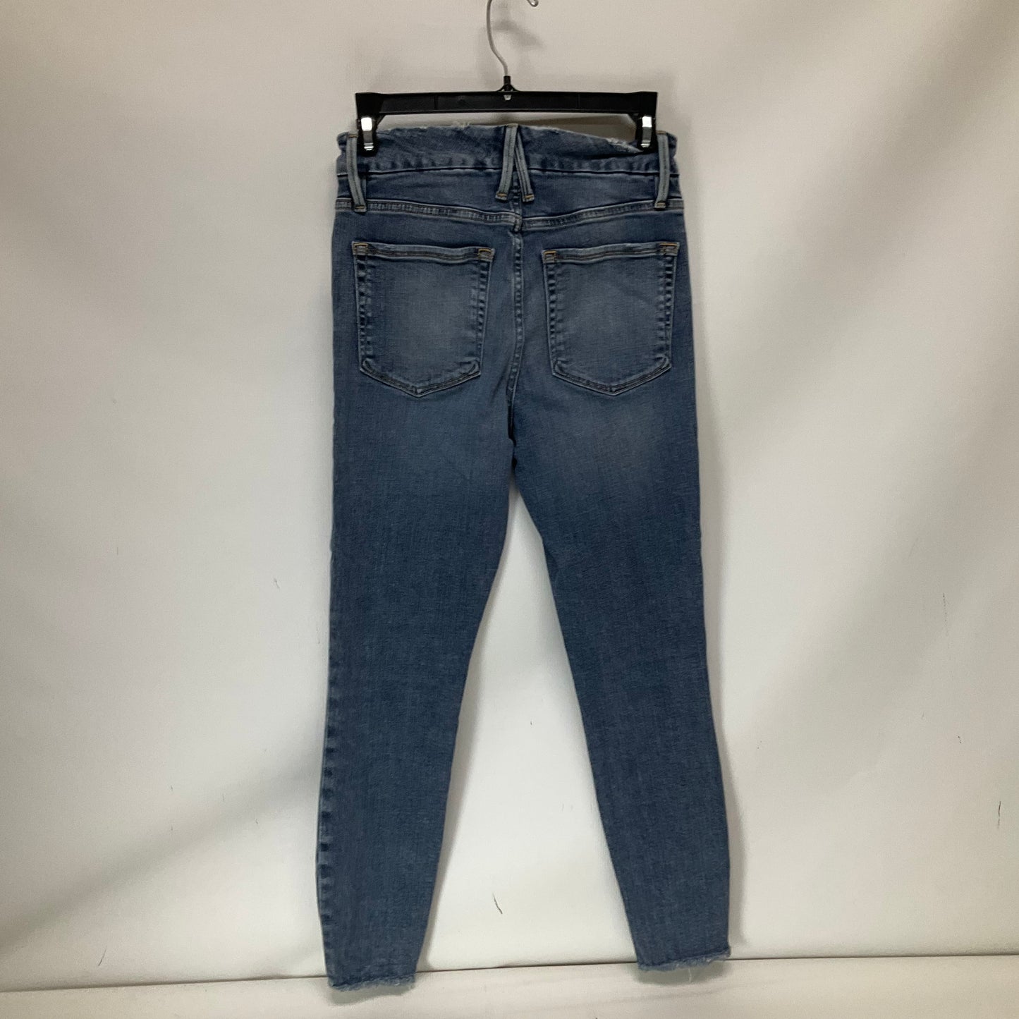 Jeans Skinny By Good American In Blue Denim, Size: 4