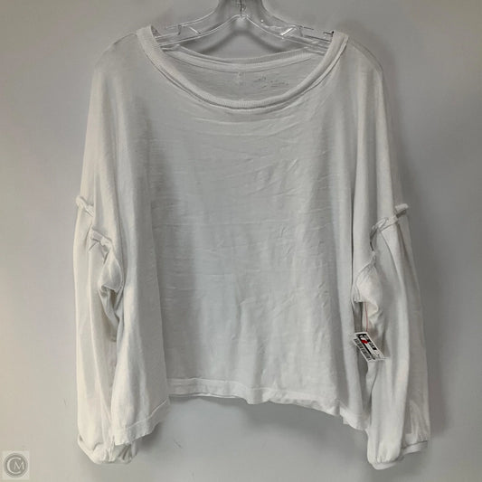 Top Long Sleeve By Aerie In White, Size: Xl